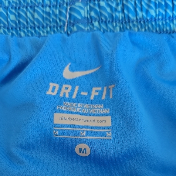 Nike Blue Athletic Shorts with Moisture-Wicking Fabric - Picture 3 of 6